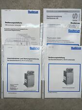 Bedienungsanleitungen 8xfür Buderus Gas-Spezialheizkessel G_124 LP Lownox-plus