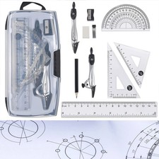 Geometrie-Set Zirkel Lineal