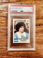 Panini World Cup Espana 1982 Diego Armando Maradona - PSA 5 #176