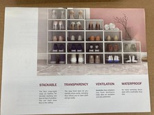 12er Stapelbox Schuhregal Keller Haushalt Garage Ordnung  Restposten,,.