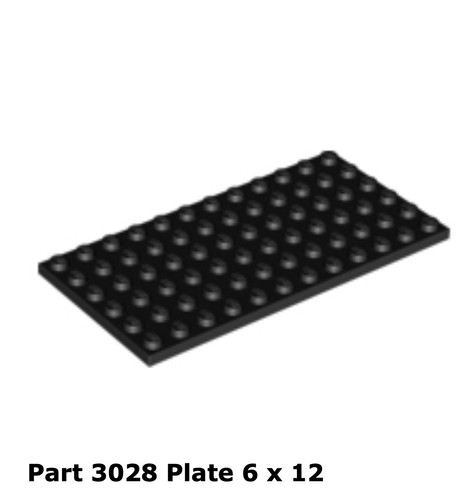 Lego platte 6x12 3028 - 6x12,
