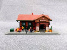 HO/1:87 Kleiner Bahnhof Vorstadtbahnhof Diorama Figuren Modellbahn Kibri 70er