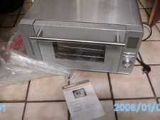 Edelstahl Dampfgarer  Dampfbackofen Konvektomat Backofen 9 Automatik- prog 24 L