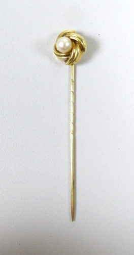 Krawattennadel aus 585 - , gold