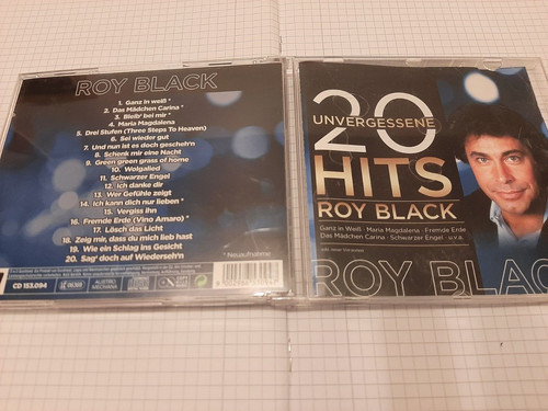 Roy black 20 - black, unvergessene