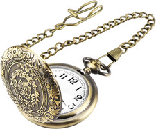 Vintage Taschenuhr mit Kette