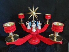 Adventsleuchter rot Blank