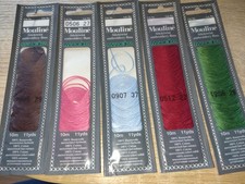 5 x Madeira Mouline Reste Stickgarn Nr. 6