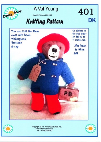 Paddington strickmuster für - strickmuster,