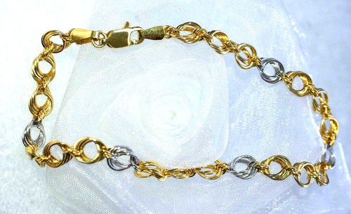 Armband 750 gelbgold - 19, cm