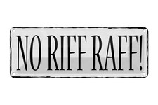 mrdeco Metall Schild 27x10cm