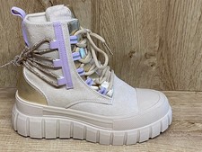 Damen Sneakers Gr. 38 Beige