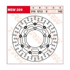 Trw bremsscheibe für suzuki - trw, (für: