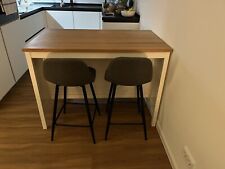 Kücheninsel (Ikea) mit 2 Barhockern (Westwing)