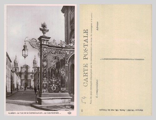 Alte postkarte nancy - -, la