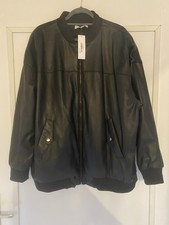 ** JACKE LEDERIMITAT BLOUSON