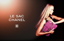 Chanel 2.55 Le Sac Campaign 1999 Y2K Tasche 30cm Flap Tweed Bag Rose Framboise