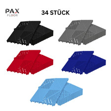 PAX-Floor Klickfliesen Performance 40x40cm 34er Set 5,44m² Garagen Boden Floor