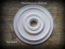 R39 Gips Stuck Rosette D=36,5 cm Deckenrosetten Deko Stuckrosette Deckenspiegel 