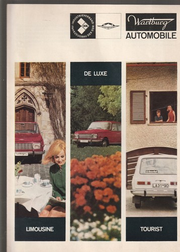 Ddr prospekt auto wartburg - ddr,
