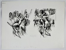 Aquatinta Radierung Zwei