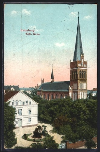 Insterburg ortsansicht mit - insterburg,,