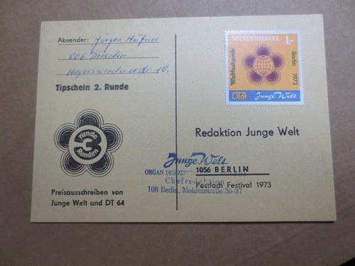 Spendenmarke auf tipschein - spendenmarke, 1