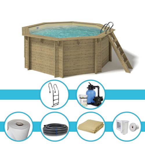 Holzpool kalea 436x138cm - holzpool,