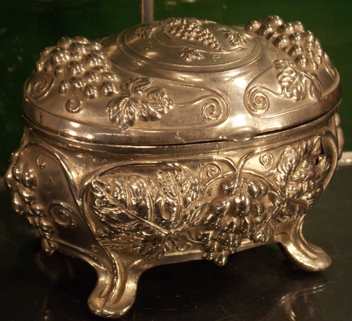 Antik deckel schmuck dose - antik,
