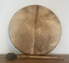 C-Ware Terre Schamanentrommel Ziege Haut rund 50cm mit Schlägel