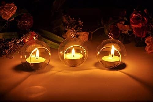 Transparent glas kugel - transparent,