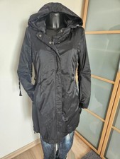 NOA NOA Damen kurz Mantel Parka Gr. S 36 Schwarz mit Kapuze