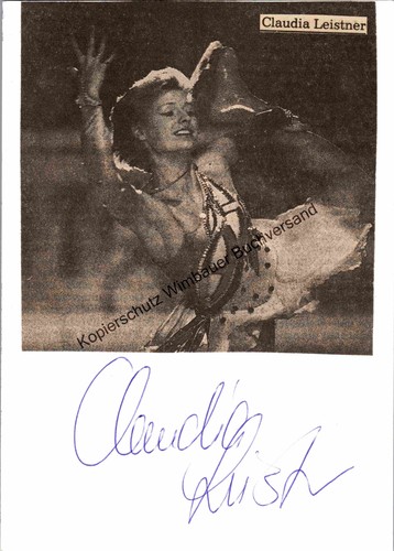Original autogramm claudia - original,