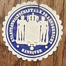 SIEGELMARKE: Staatsanwaltschaft b.d.K.Pr. Landgericht Hannover.