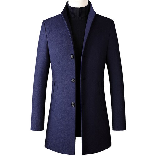 Herren trenchcoat wollmischung - herren,