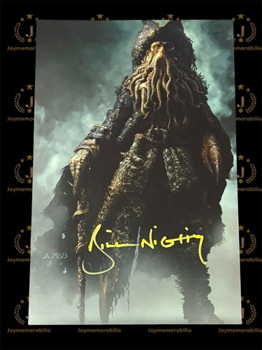 Signiertes bill nighy - bill, piraten