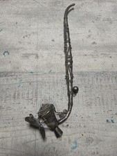 Alte Vintage Silber Weißmetall Schmetterlings Tabak Pfeife Pipe Asiatika Rarität