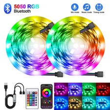 RGB LED Stripe Streifen 5050 5V USB Lichtband Wasserdicht Bluetooth APP Musik