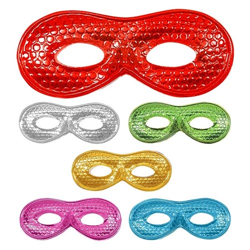 Goldene metallic augenmaske - metallic, /