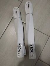 2 Gürtel KWON 3 | 260 und 5 | 300 weiß Judo Taekwondo Karate Kampfsport 