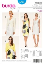 Burda Style Schnittmuster - Kleid & Jacke - Etuikleid & Bolero - Nr. 6773