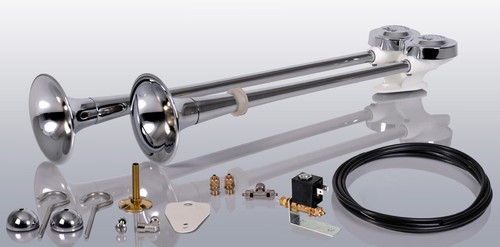 Druckluft doppelhorn 64cm - druckluft-doppelhorn, 54/64cm