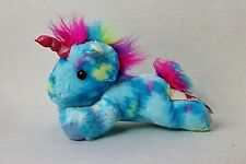 Morgenroth Einhorn blau bunt ? Regenbogen StofftierPlüschtier (T181)