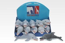 Kuscheltier Delfin Delphinidae Länge 26 cm Plüschtier zufällige Farbe 1017025