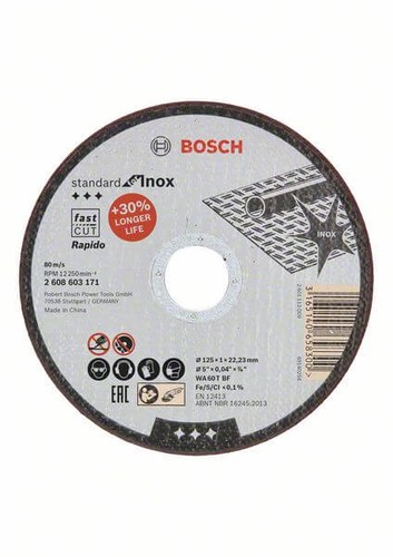 Bosch trennscheibe gerade - |,