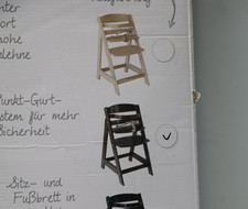 Treppenhochstuhl Sit Up III - Mitwachsender Baby Hochstuhl - ab 6 Monaten -Braun