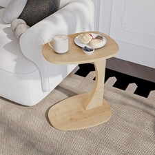 Couchtisch mit Rollen C-Form