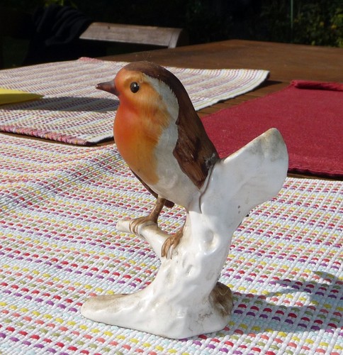 Porzellan rotkehlchen goebel - porzellan,