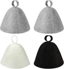 4 Stück Saunahut, Saunahut