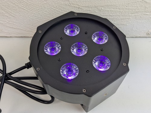 Schwarzlicht led spot 6x3w - uv,